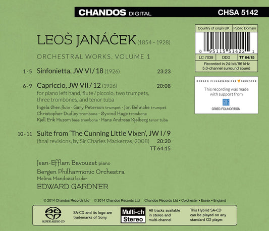 Janácek: Orchestral Works, Vol. 1
