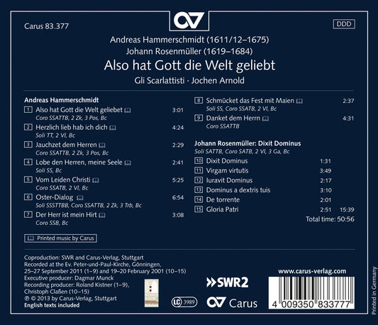 Also hat Gott die Welt geliebt