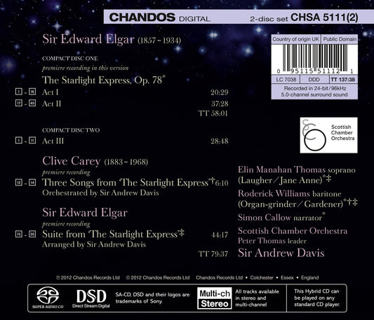 Elgar: Starlight Express, Op. 78