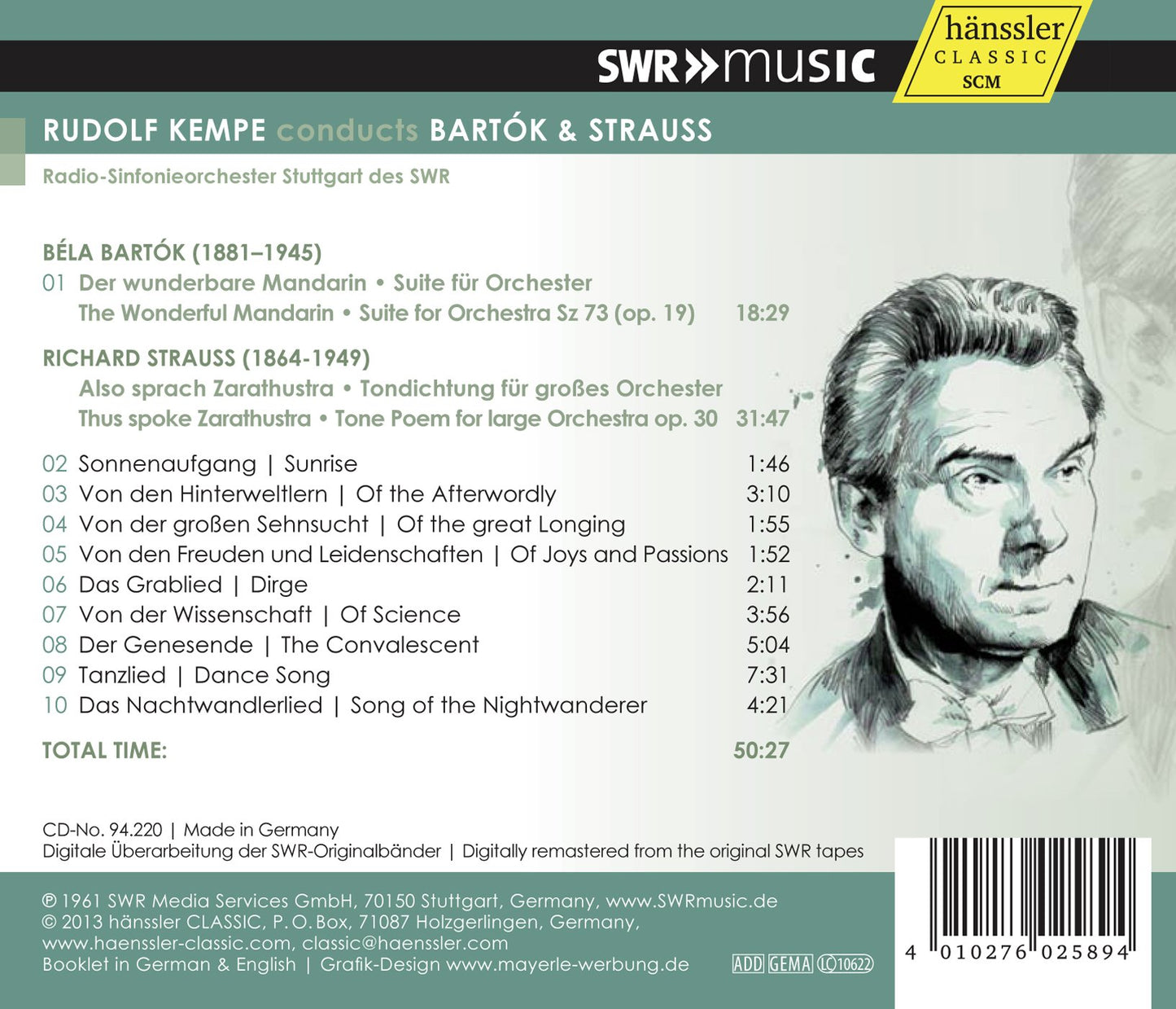 Rudolf Kempe conducts Bartók & Strauss