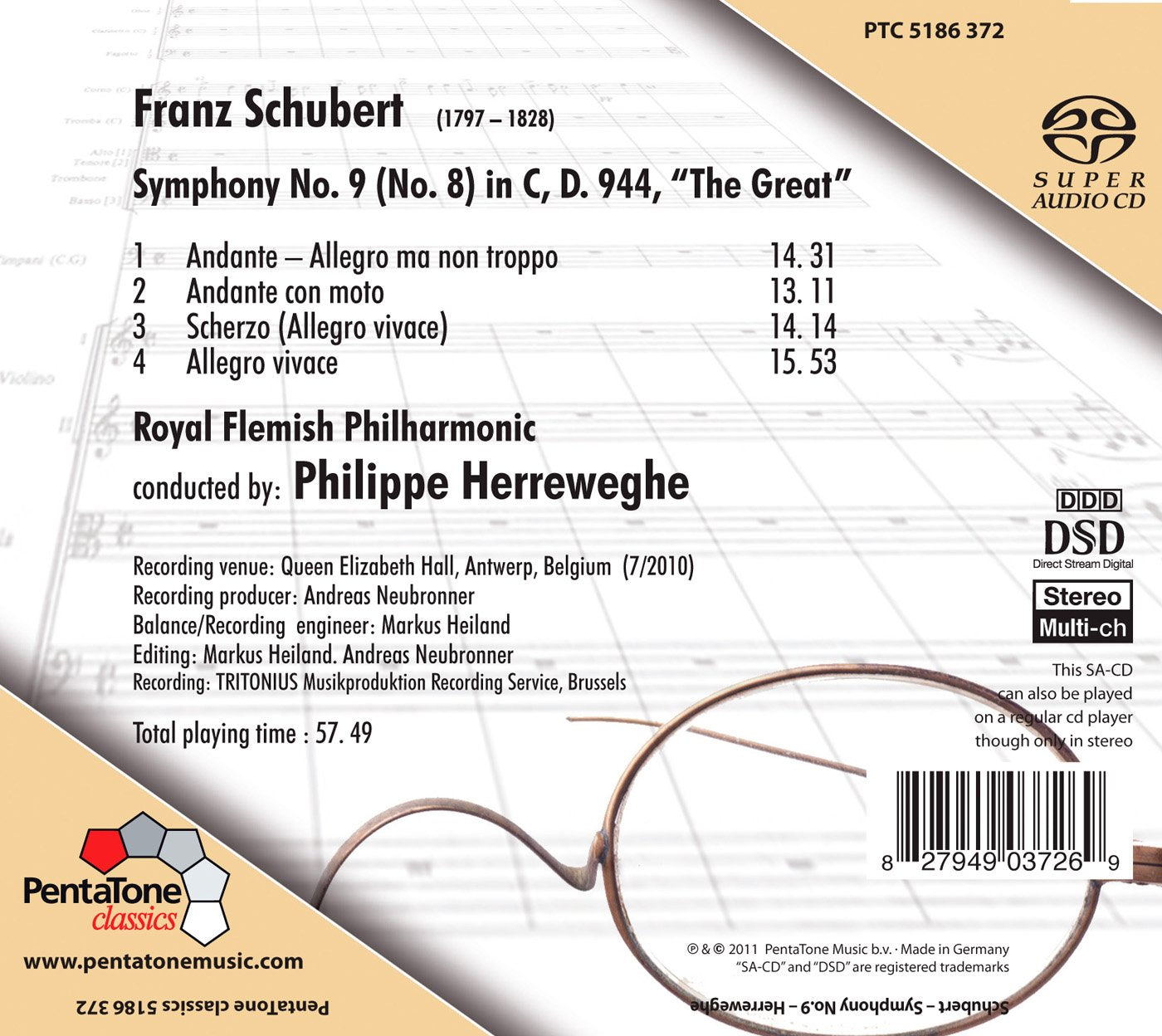 Schubert: Symphony No. 9 in C, "The Great"
