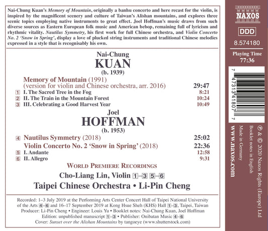 Nai-Chung Kuan: Memory of Mountain - Hoffman: Nautilus Symme