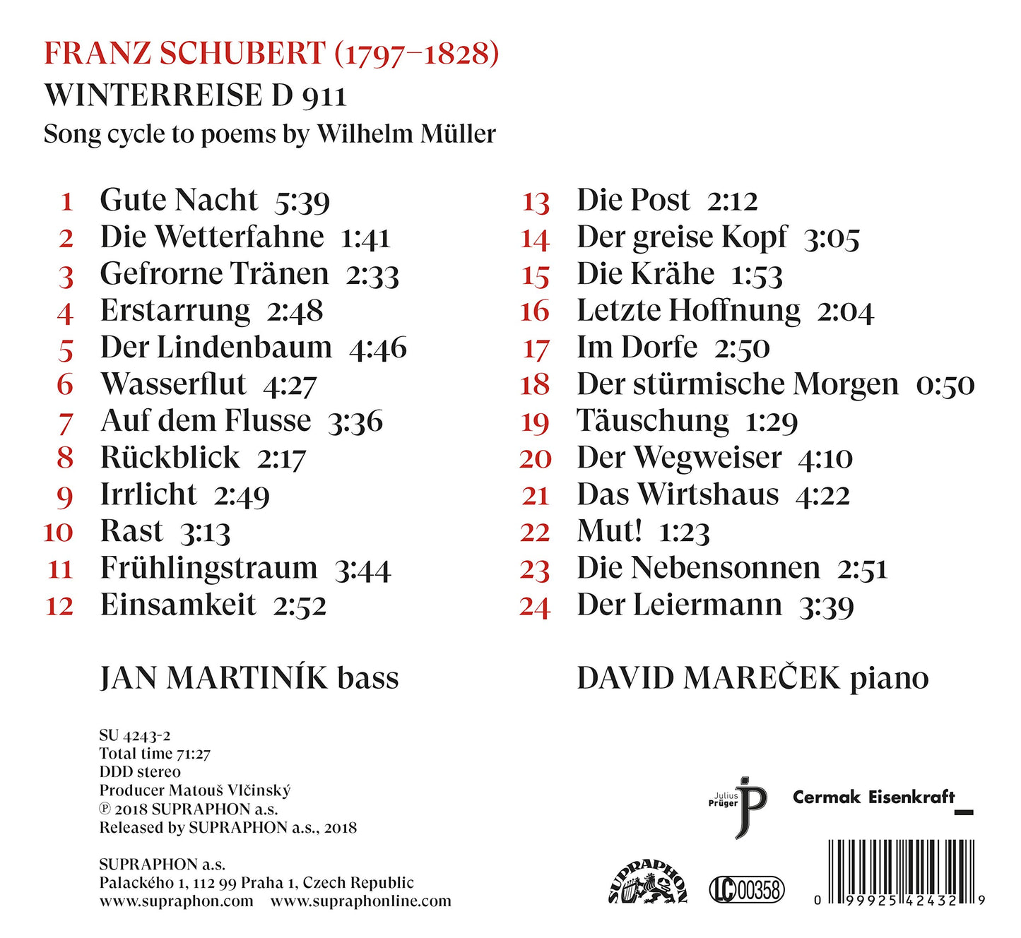 Schubert: Winterreise