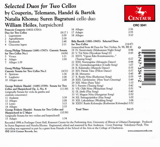 Selected Duos for 2 Cellos