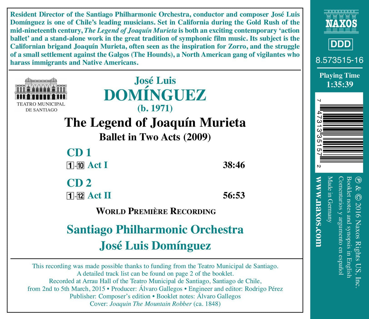 Domínguez: The Legend of Joaquín Murieta