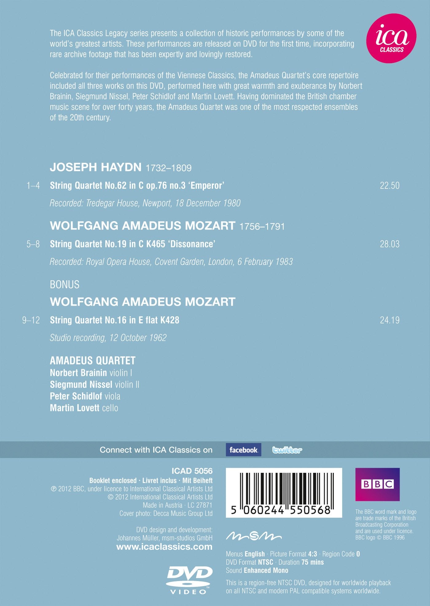 Haydn & Mozart: String Quartets