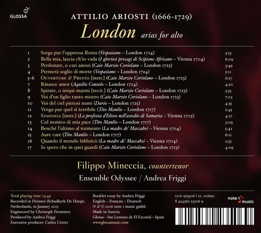 Ariosti: London – Arias for Alto