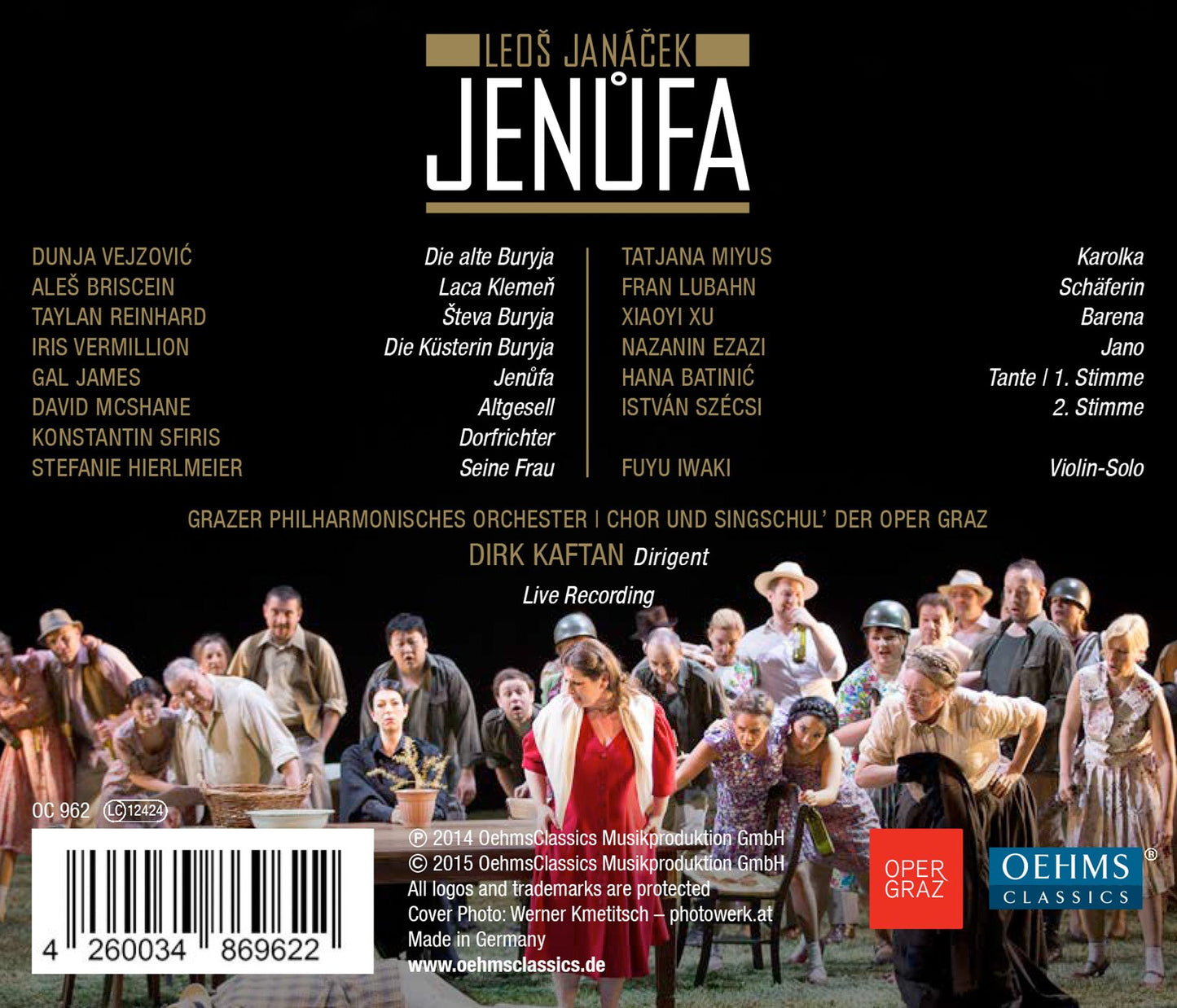 Janácek: Jenufa, JW I/4 (Live)