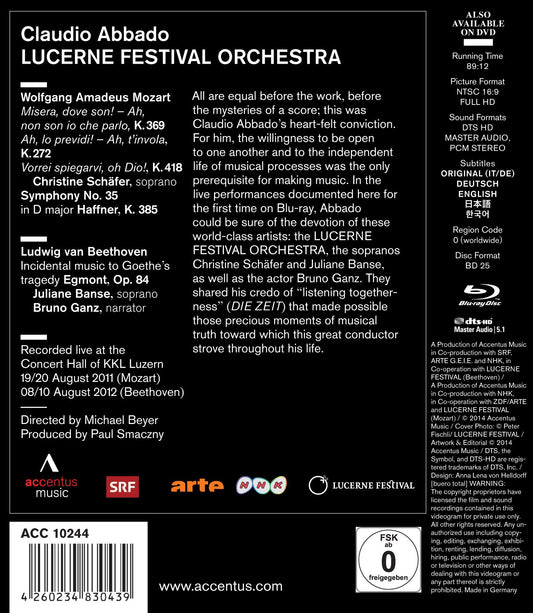 Claudio Abbado: Mozart - Beethoven