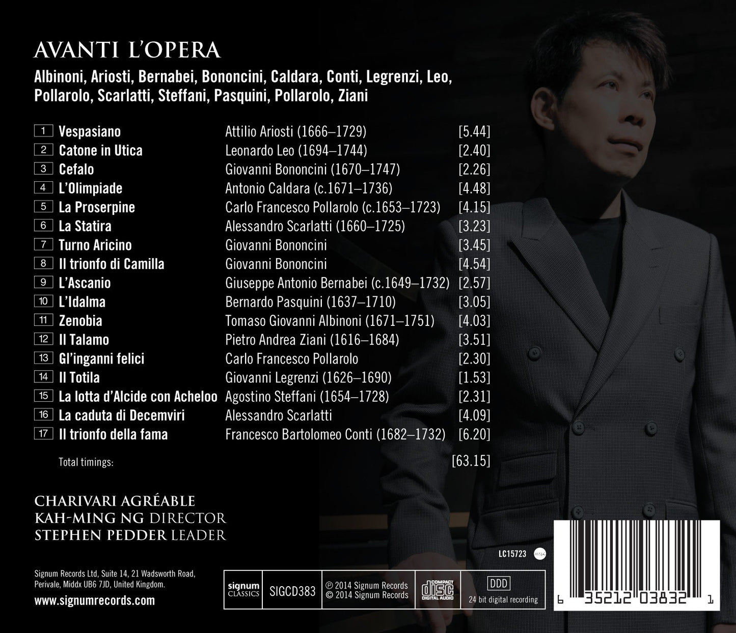 Avanti L'Opera - An A-Z of Italian Baroque Overtures