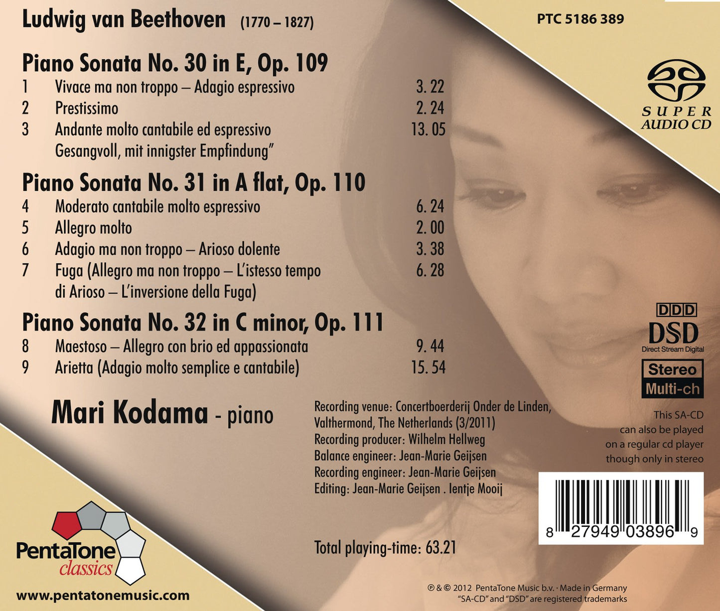 Beethoven: Piano Sonatas Nos. 30, 31 & 32