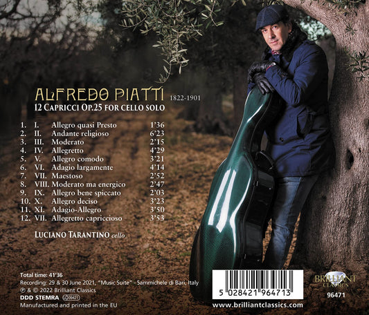 Piatti: 12 Capricci for Cello Solo