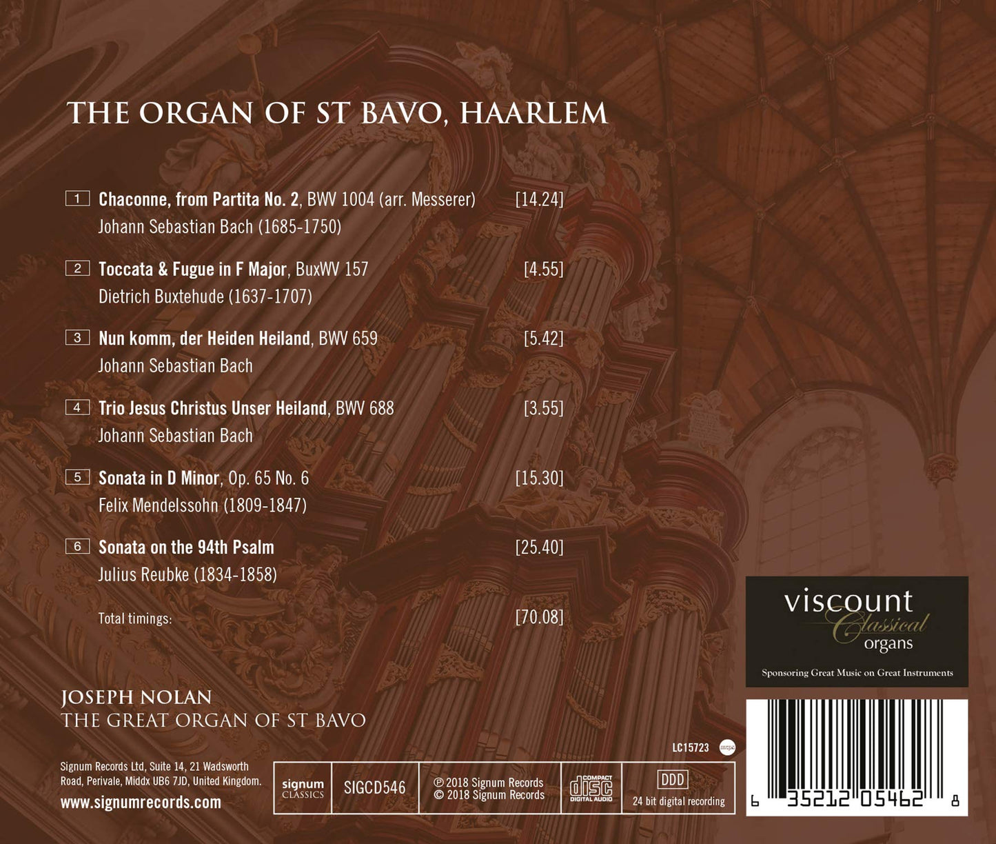 The Organ of St Bavo, Haarlem