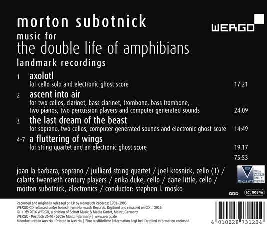 Subotnick: Music for The Double Life of Amphibians