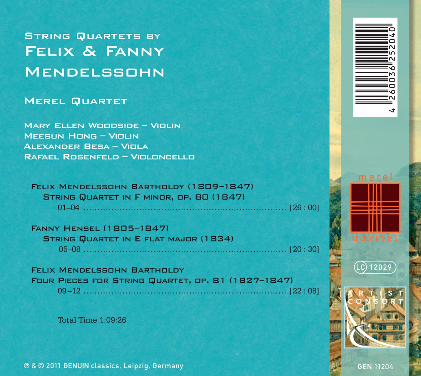 Strings Quartets by Felix & Fanny Mendelssohn
