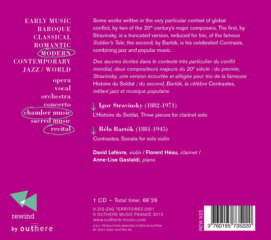 Igor Stravinsky & Béla Bartók