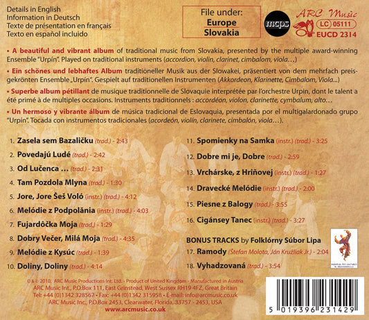 Slovakia: Songs & Dances