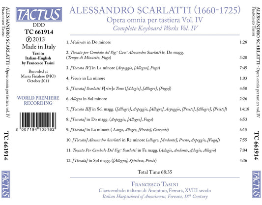 Scarlatti: Opera omnia per tastiera (Complete Keyboard Works