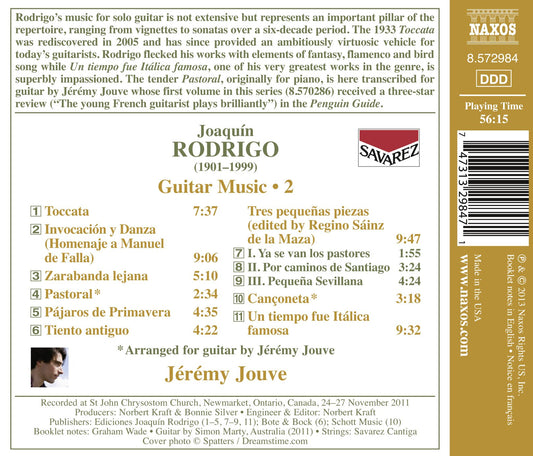 Rodrigo: Guitar Works, Vol. 2