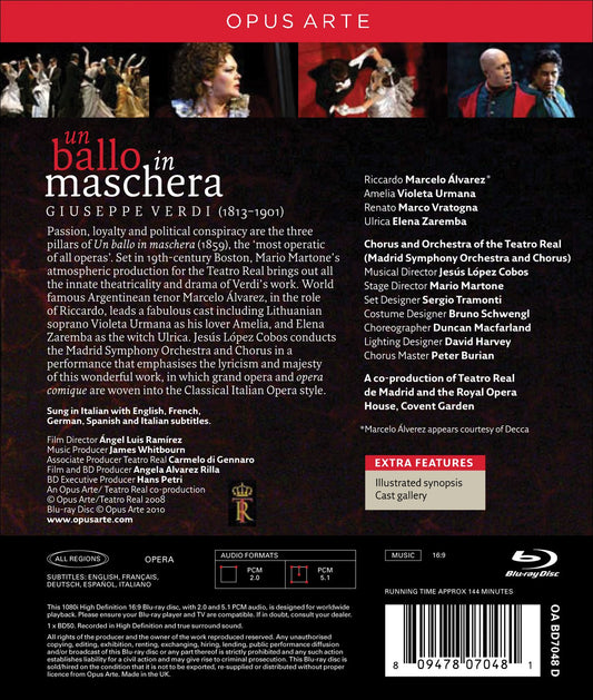 Verdi, G.: Un ballo in maschera