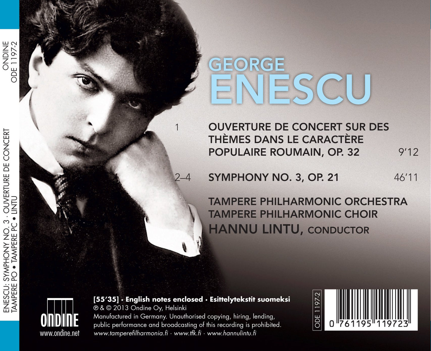 Enescu: Ouverture de concert & Symphony No. 3