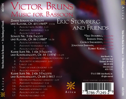 Bruns, V.: Bassoon Sonatas No. 2 and 3 / Kleine Suites Nos.