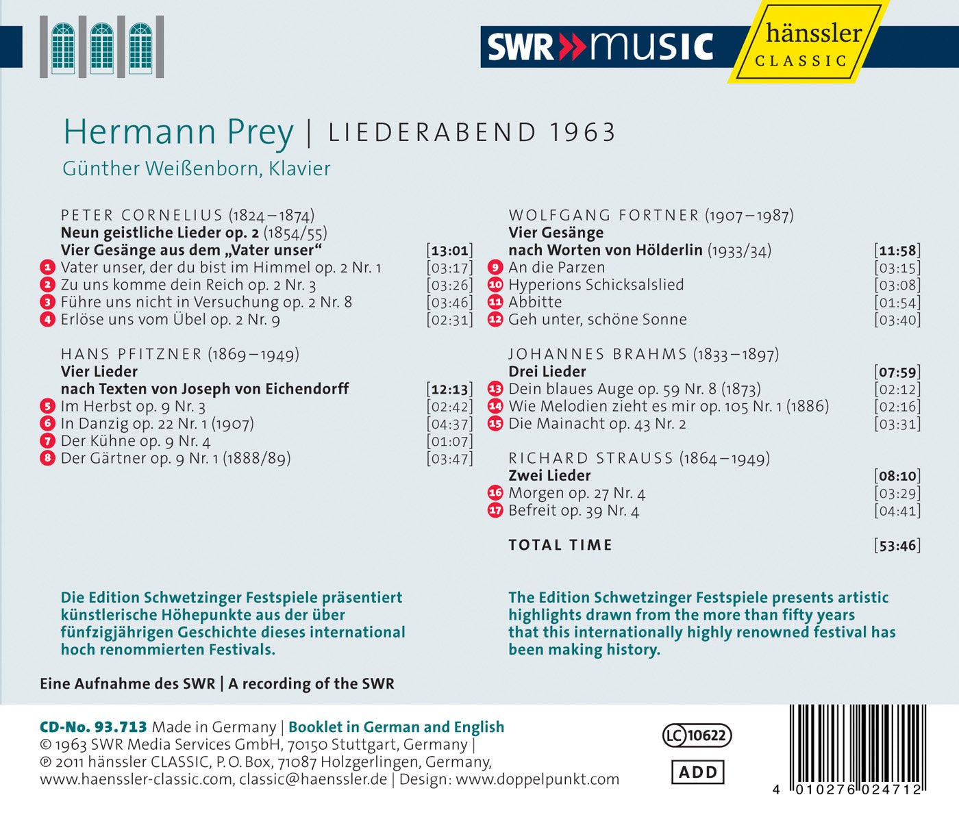 Liederabend 1963