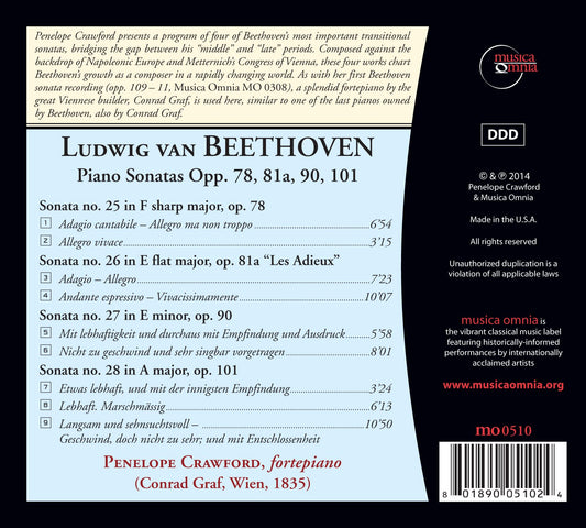 The Romantics, Vol. 21: Beethoven Piano Sonatas, Opp. 78, 81