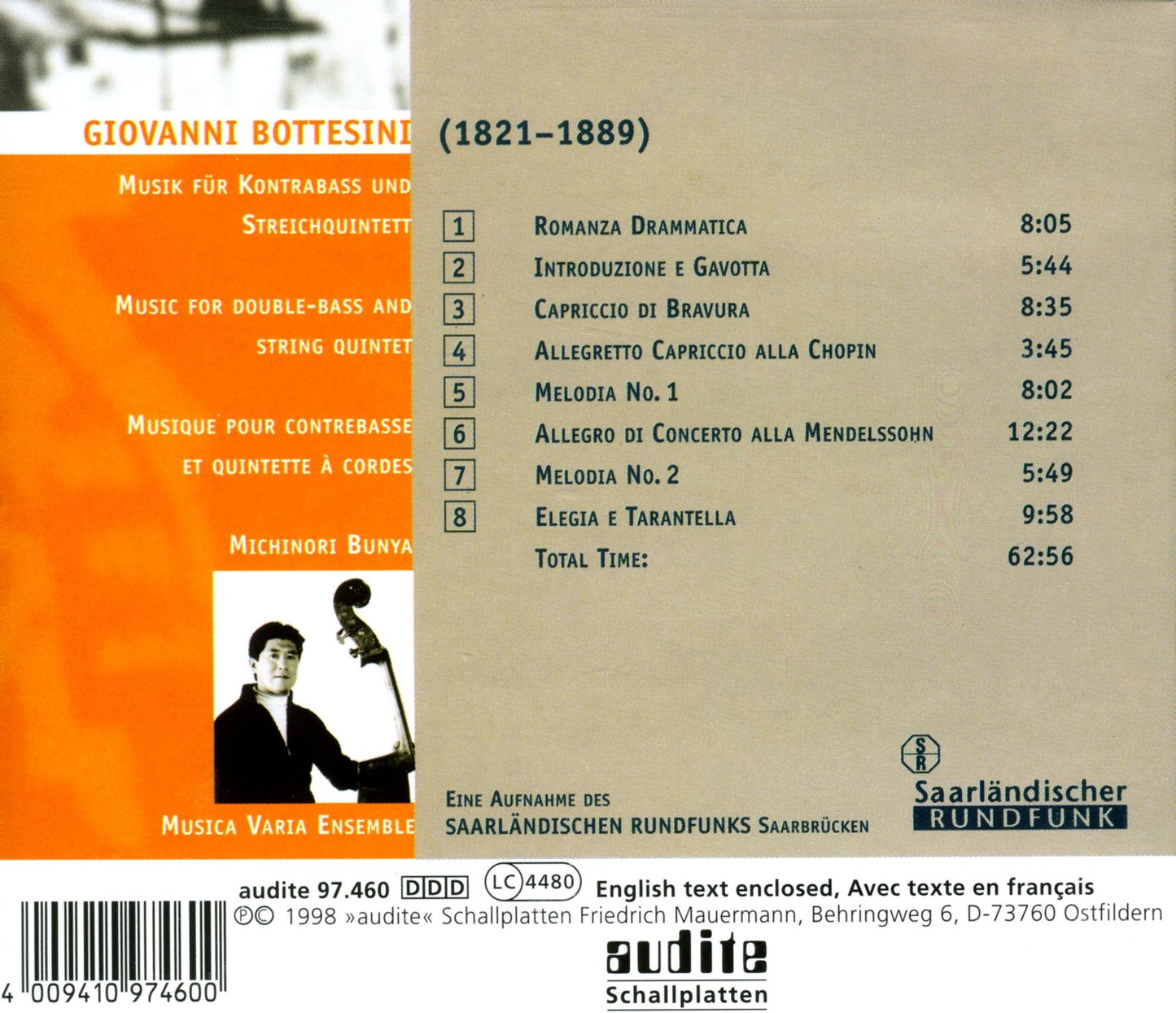 MUSIC FOR DOUBLE-BASS & STRING