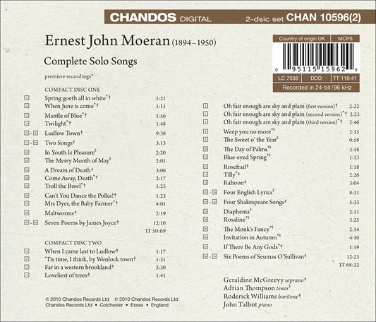 Moeran: Complete Solo Songs
