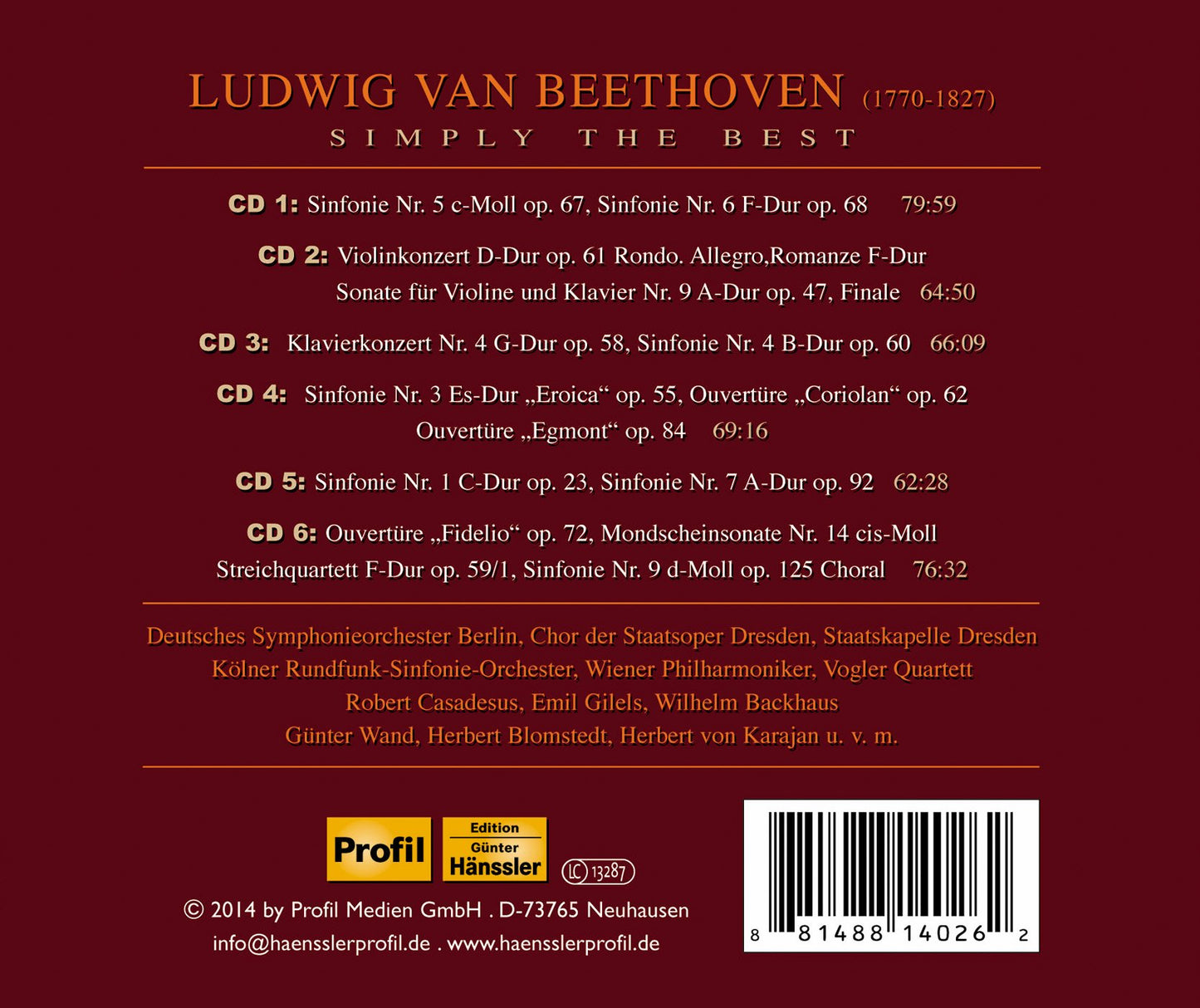 Beethoven: Simply the Best