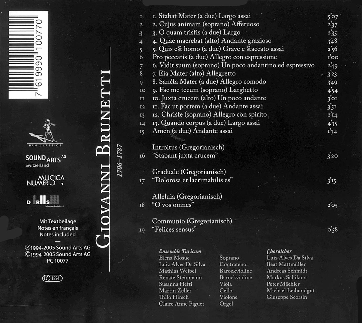 Brunetti, G.G.: Stabat Mater