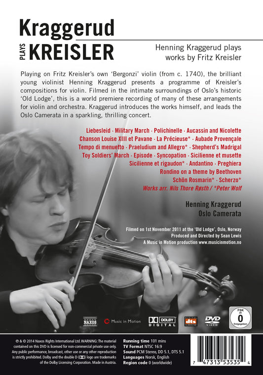 Kraggerud Plays Kreisler