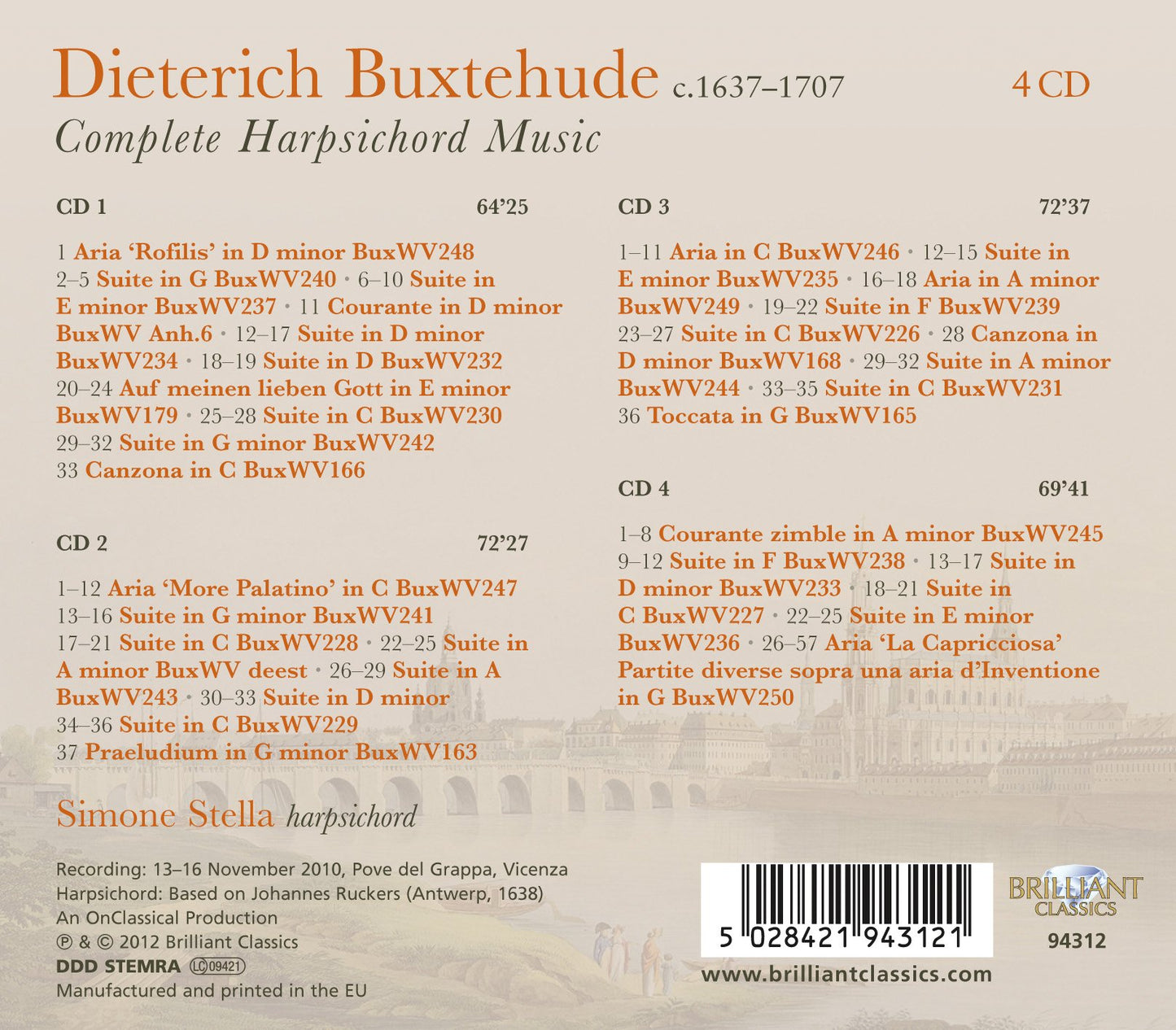 Buxtehude: Complete Harpsichord Music