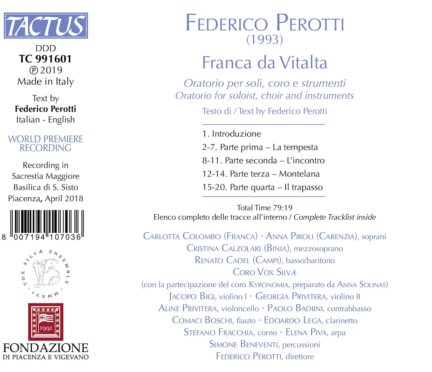 Perotti: Franca da Vitalta