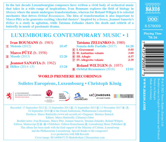 Luxembourg Contemporary Music, Vol. 1