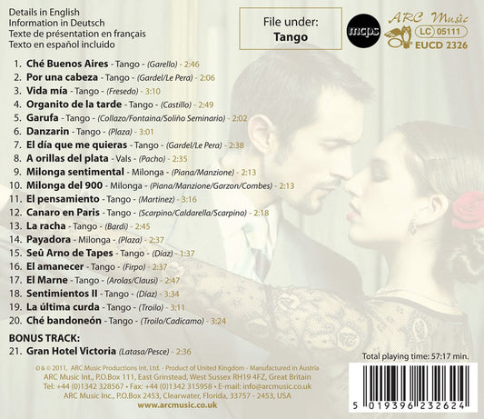 Trio Hugo Diaz: 20 Best of Classical Tango Argentino