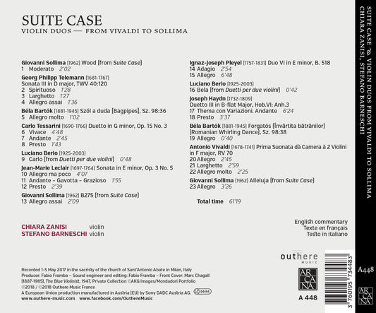 Suite Case: Violin Duos from Vivaldi to Sollima