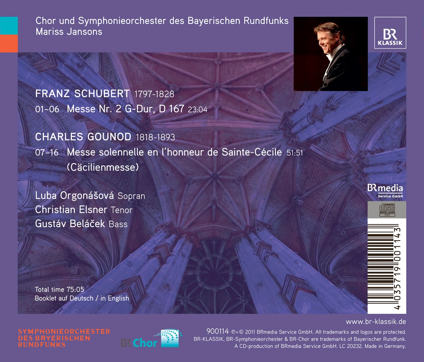 Schubert: Messe G-Dur - Gounod: Cäcilienmesse