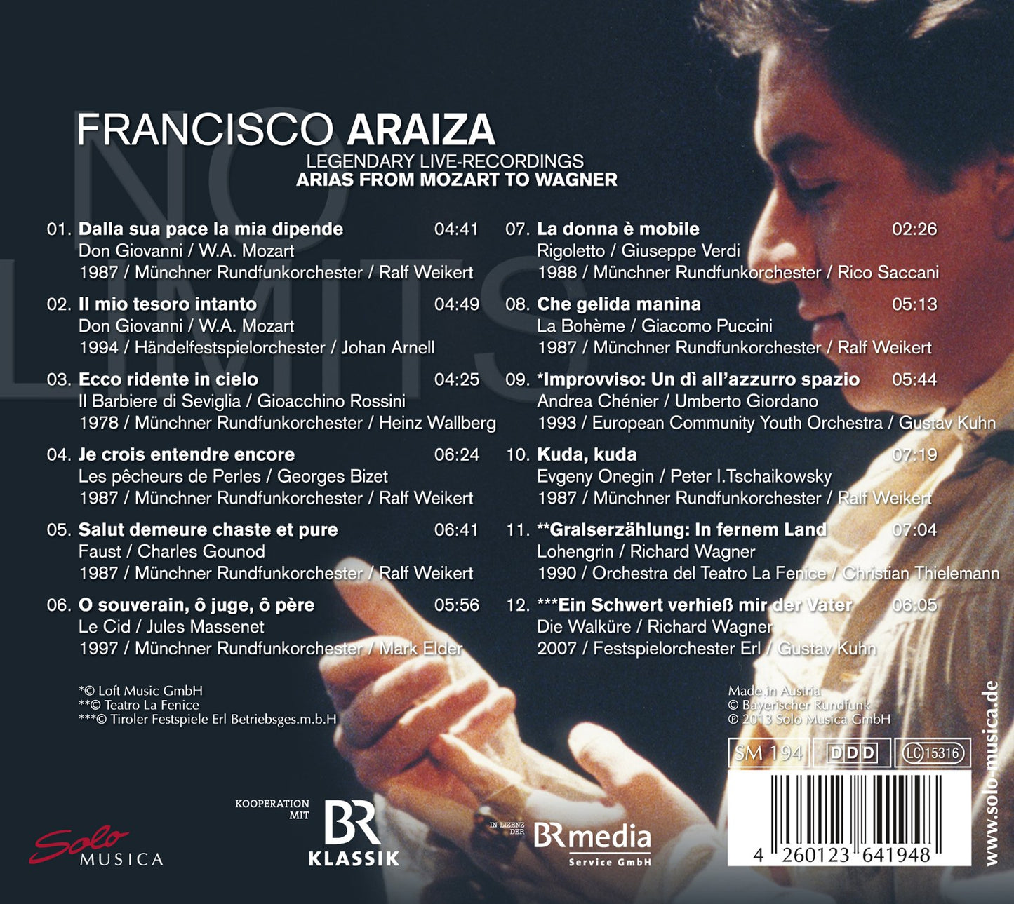 Legendary Recordings: Arias from Mozart to Wagner