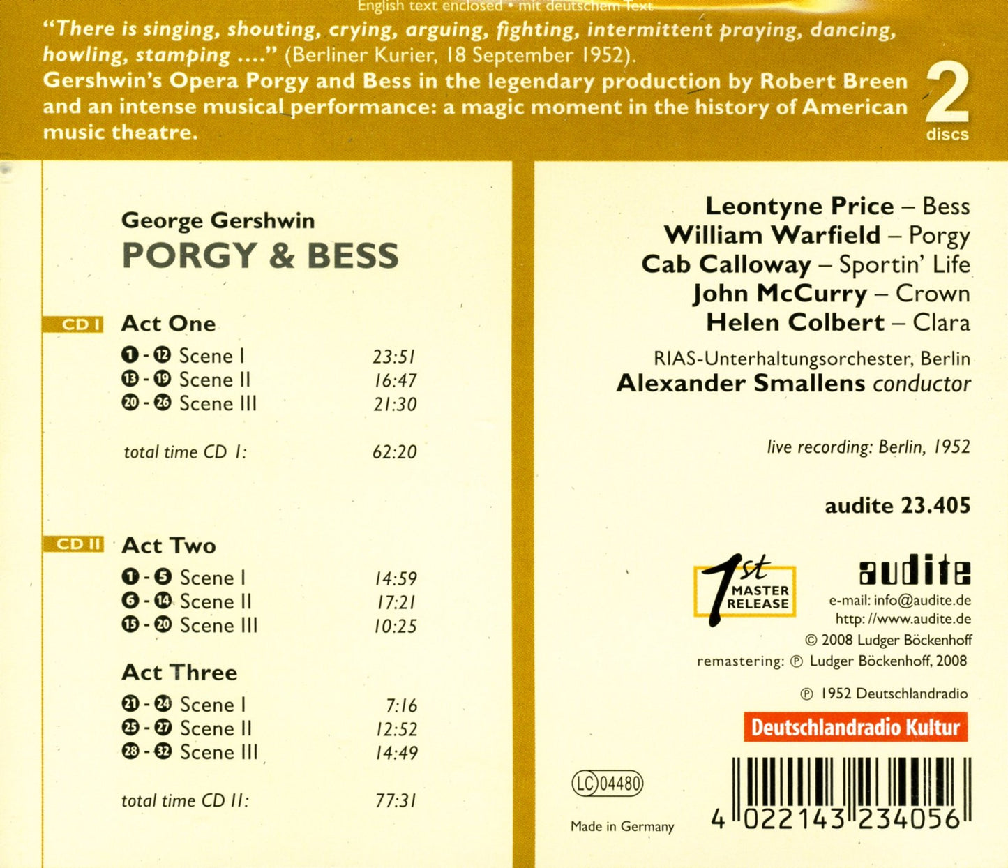 PORGY & BESS