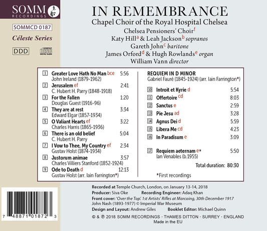 In Remembrance