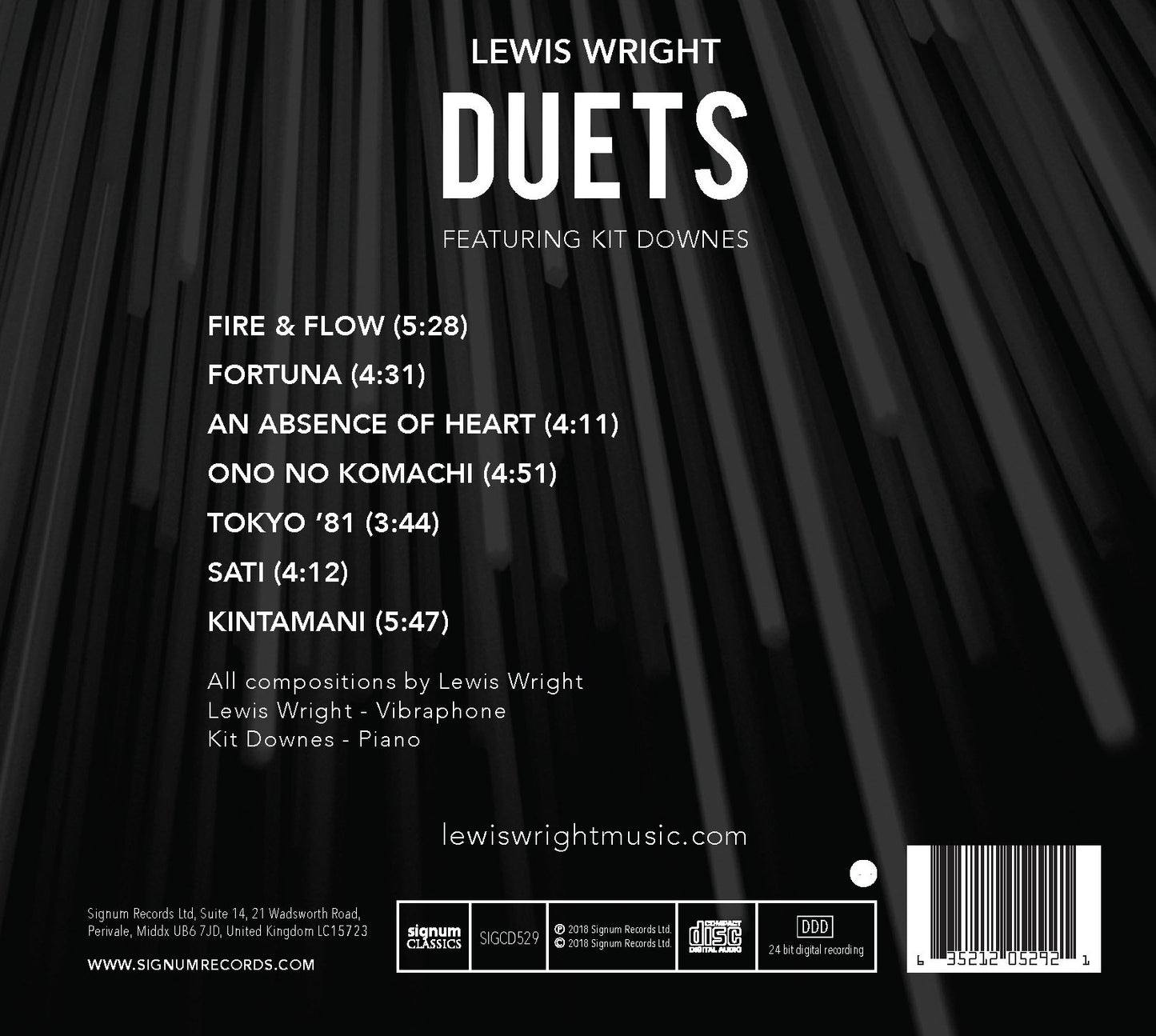 Lewis Wright: Duets