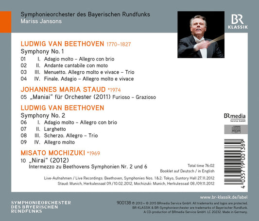 Beethoven: Symphonies Nos. 1 & 2 - Misato Mochizui: "Nirai"