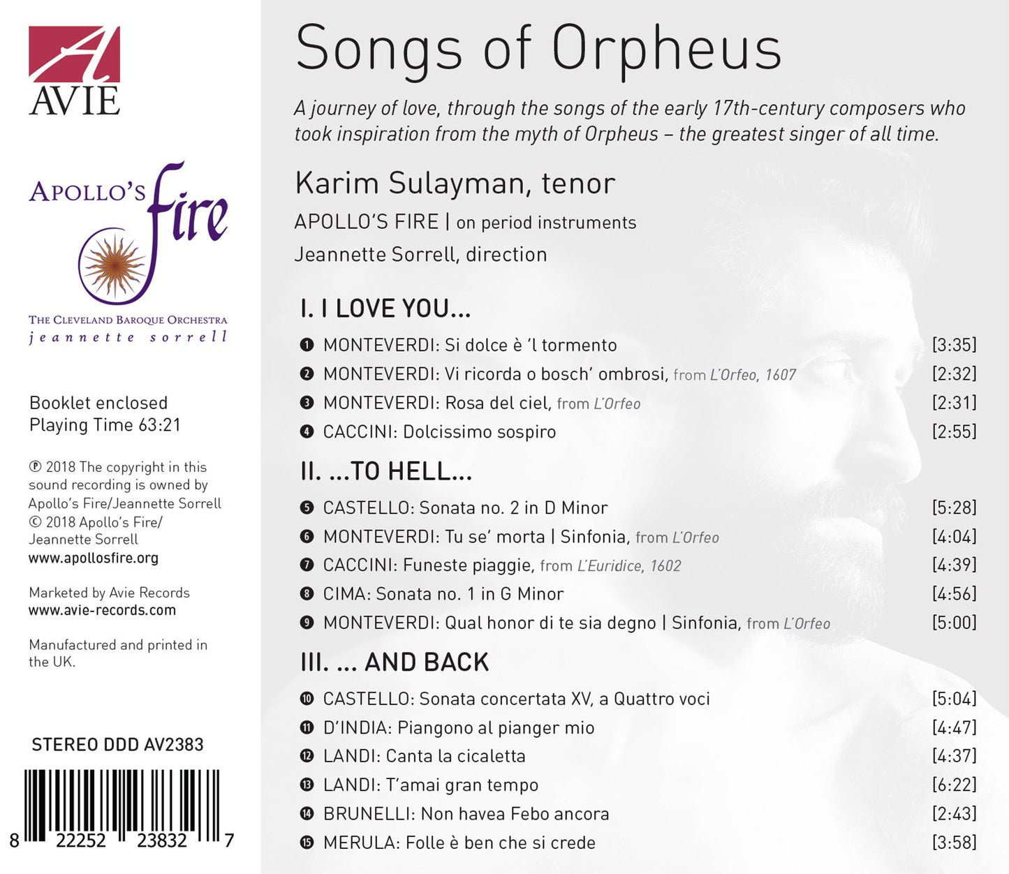 Songs of Orpheus