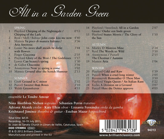 All in a Garden Green: Four Seasons of English Music