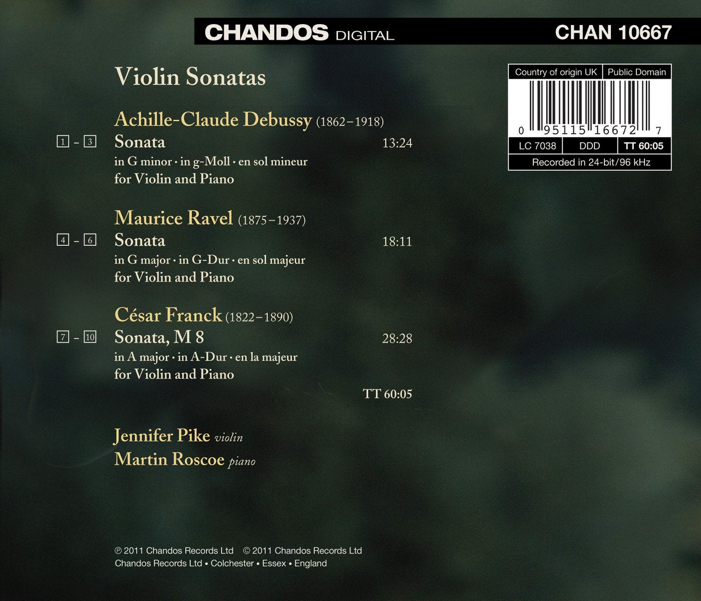 Debussy - Ravel - Franck