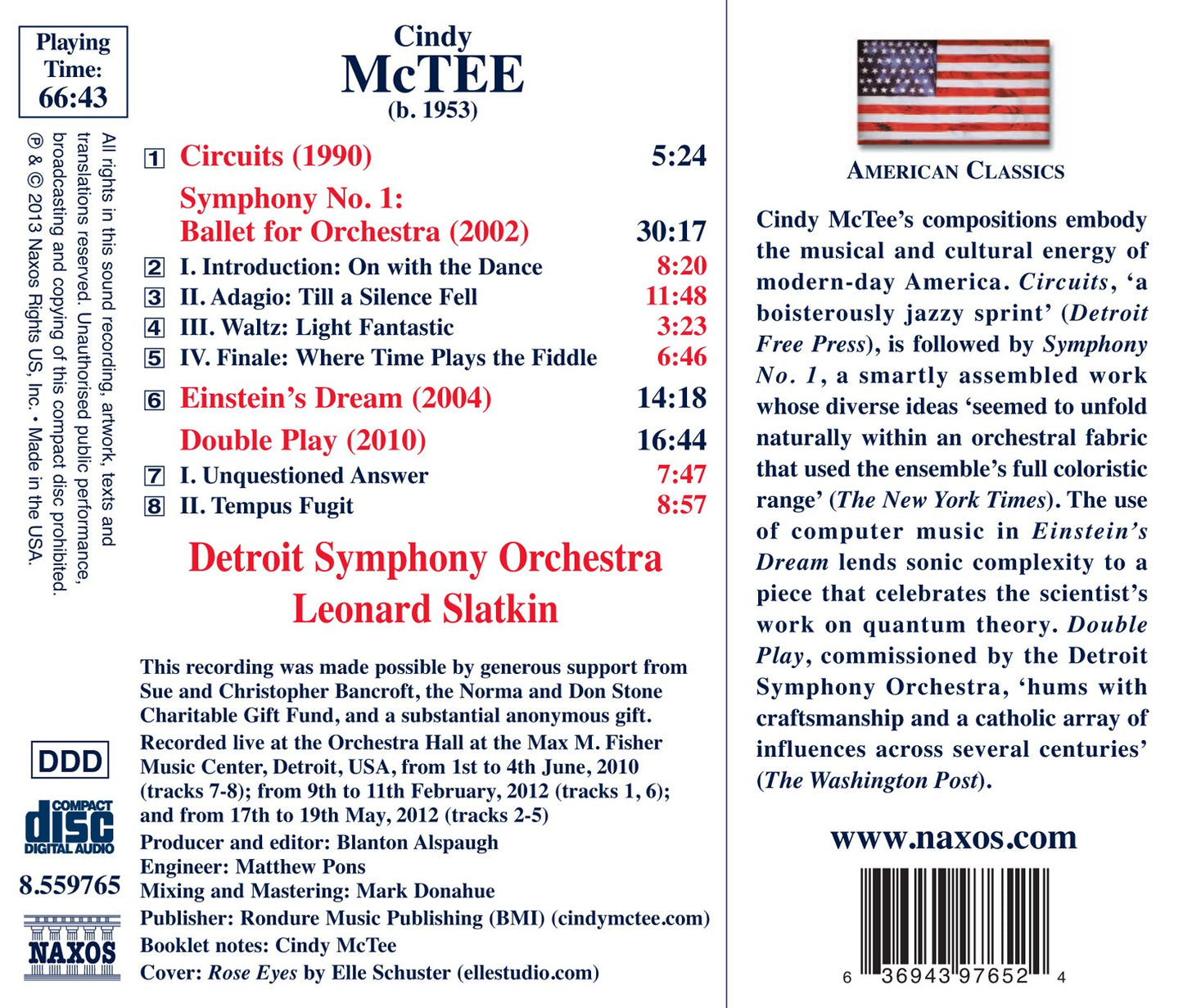 McTee: Symphony No. 1, Circuits, Einstein's Dream & Double P