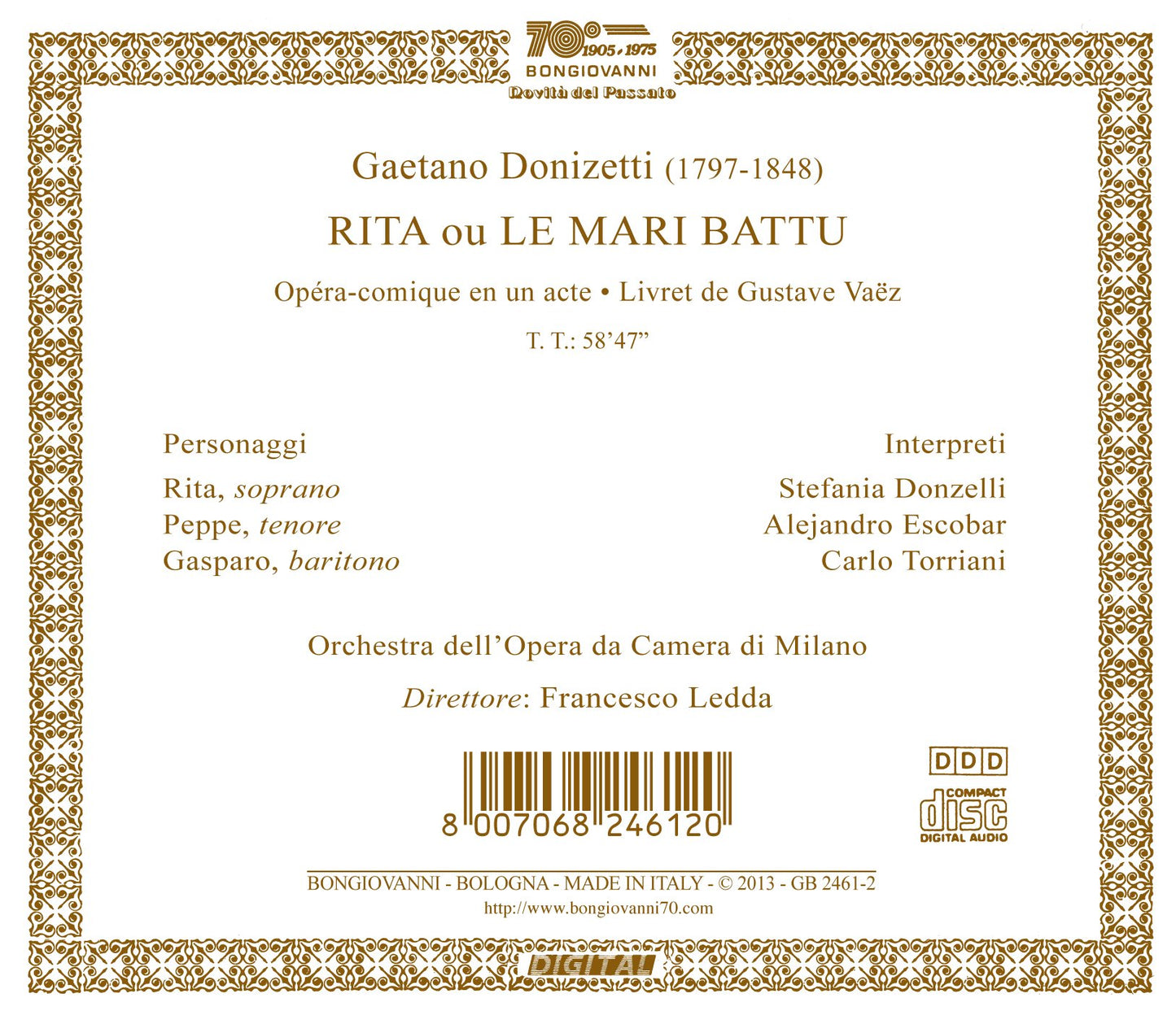 RITA OU LE MARI BATTU