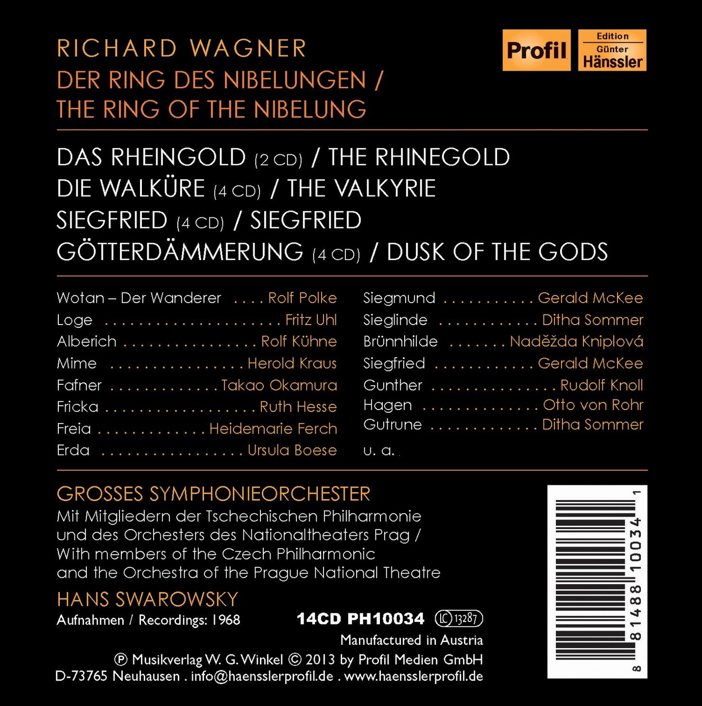 Wagner: Der Ring des Nibelungen